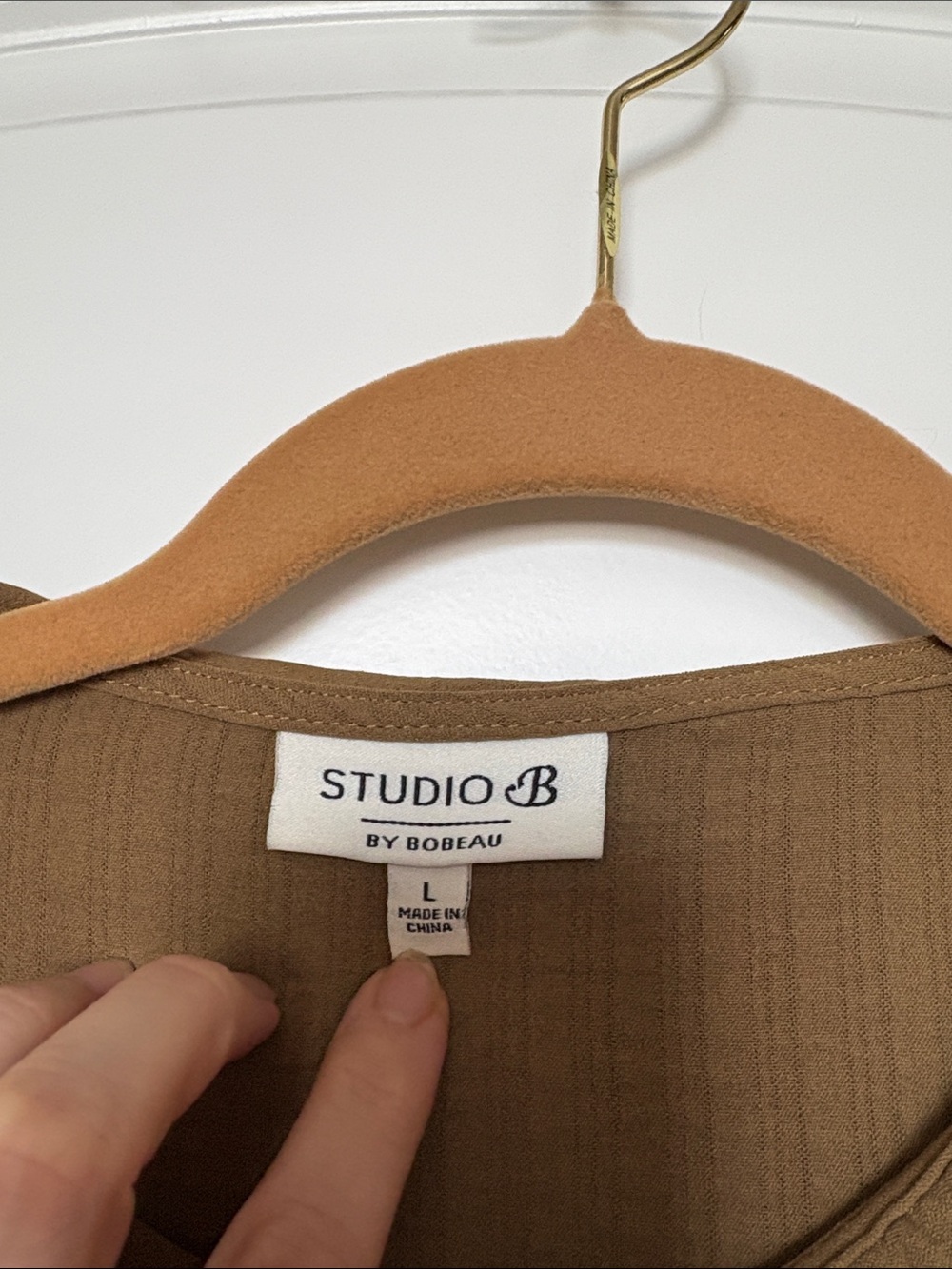 Peter Pan Collar Deep Olive Blouse Cottagecore - Picture 2 of 4